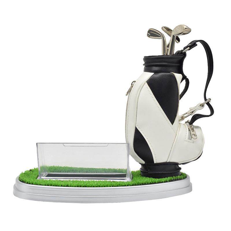 源头厂家创意商务礼品高尔夫名片盒配签字笔套装办公实用礼品摆件,文具电教/文化用品/商务用品,名片盒,淘宝优惠券,粉丝福利购,淘宝优惠卷