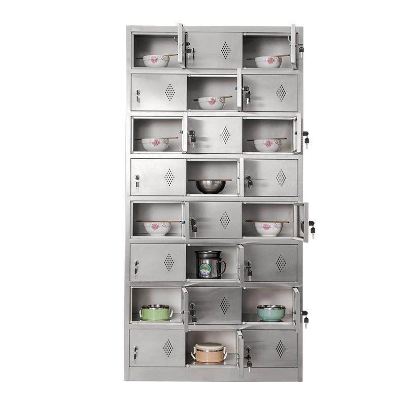 不锈钢碗柜餐厅食堂橱柜员工餐具餐盘饭盒碗筷柜工厂水杯放置柜,商业/办公家具,办公储物柜,淘宝优惠券,粉丝福利购,淘宝优惠卷