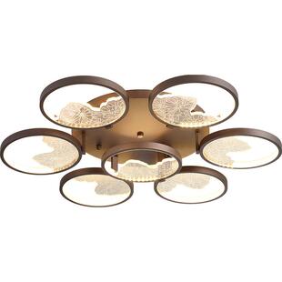 新中式吸顶灯客厅灯卧室餐厅灯简约风圆形2023年新款套餐灯具