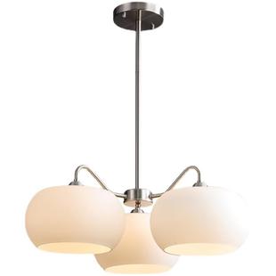 中古卧室吊灯北欧创意柿子灯诧寂风书房餐厅灯网红复古房间主卧灯