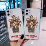 Применимо к iPhone Apple 13 Tiger Год Tiger Новый год 11 Fortune Promax Creative X/XS/Max/7plus/8plus/Pro/Plus/SE2 Прозрачный мини -корпус мобильного телефона Mini