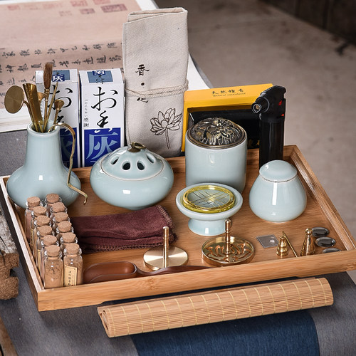 陶瓷工具入门隔火空薰闻套装香炉