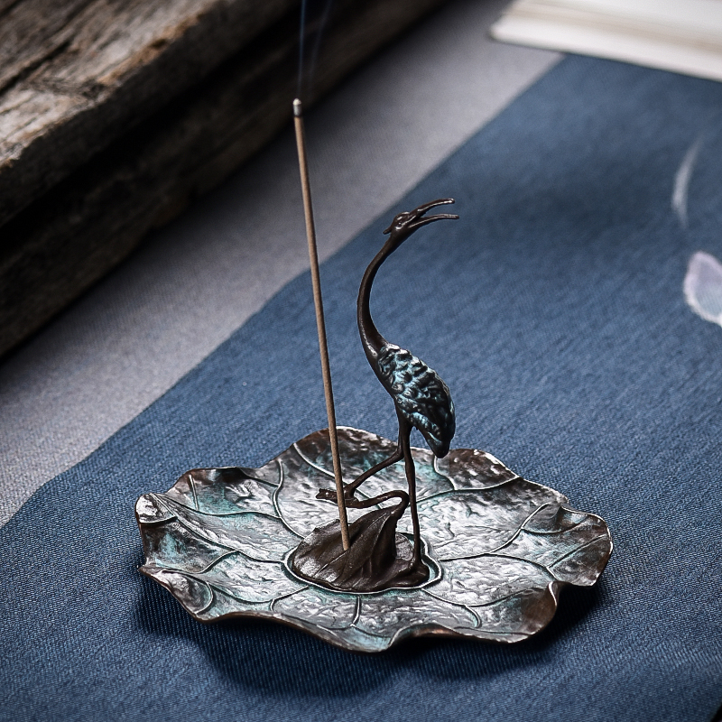 线香插香炉熏檀香仙鹤家用室内便携香座香托仿古铜合金香薰炉盘香|ruв категории Домашний быт, Ароматерапия печь - от Buy2taobao.com для оказания профессиональной услуги покупки агента Taobao