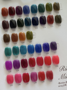 RM奶玻璃浆果果酱系列瓶装甲油胶 显白通透韩国ins风莓果半透胶