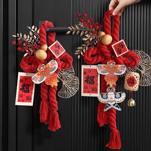 中国结入户门挂件2026年新年万字结平安结挂饰门挂装饰品场景布置