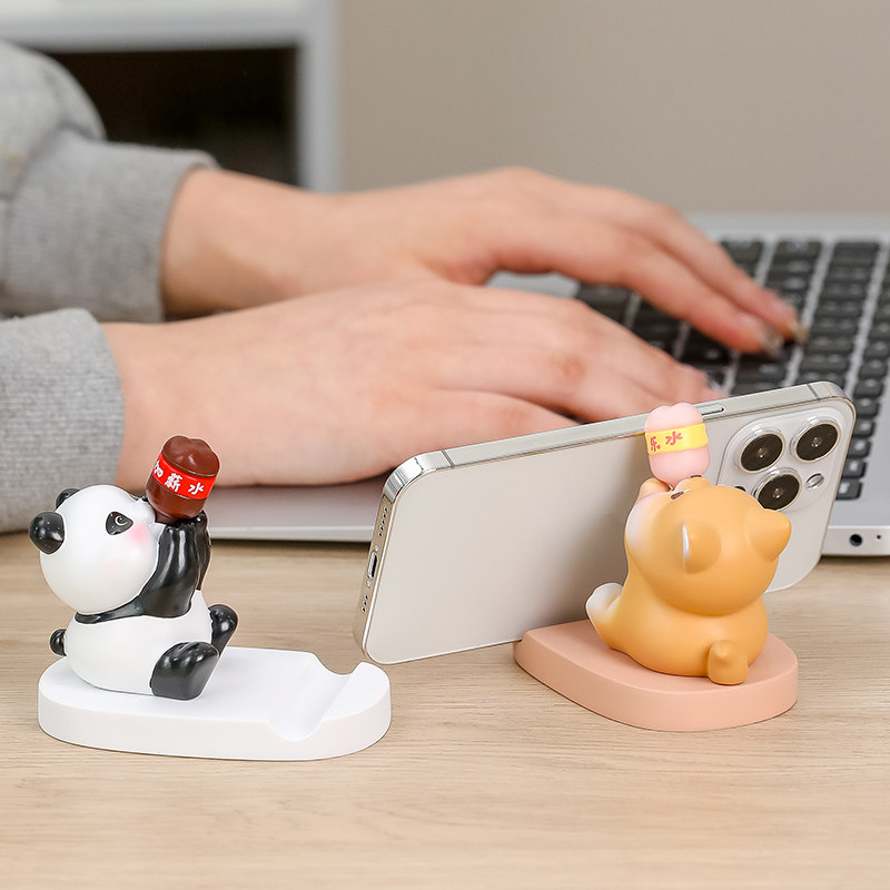 手机支架办公室桌面摆件可爱卡通家用懒人平板支撑架底座,家居饰品,桌面摆件,淘宝优惠券,粉丝福利购,淘宝优惠卷