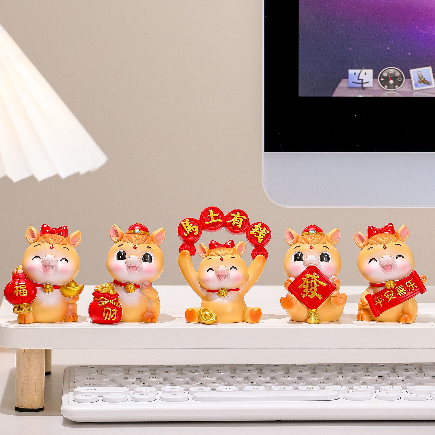 可爱治愈系马上有钱小摆件家居客厅招财吉祥物办公室工位桌面摆设,家居饰品,桌面摆件,淘宝优惠券,粉丝福利购,淘宝优惠卷