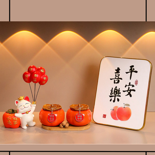 可爱气球猫北欧花盆发财果房间改造物件书房客厅桌面家居好物摆件