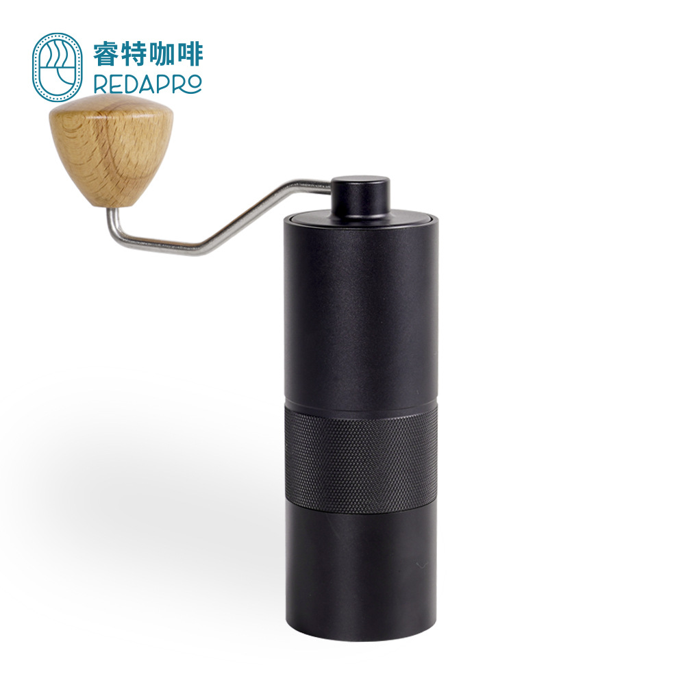 跨境便捷式手摇咖啡磨豆机家用全铝机身不锈钢磨芯可调节粗细研磨