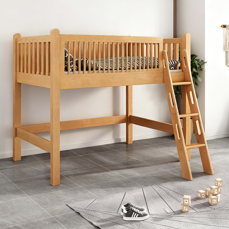 自然语林AAA级榉木全实木半高床