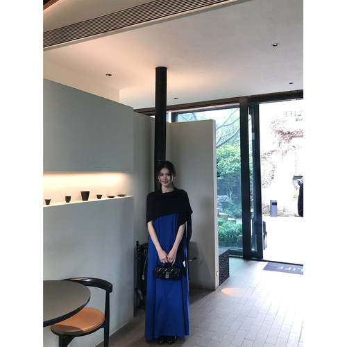 黄亮Elovey【4/7 20:00pm】1oo棉气质姐姐长款无袖宽松慵懒连衣裙