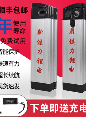 电动车锂电池48v36v20ah大容量代驾折叠电动自行车电瓶通用可拆卸