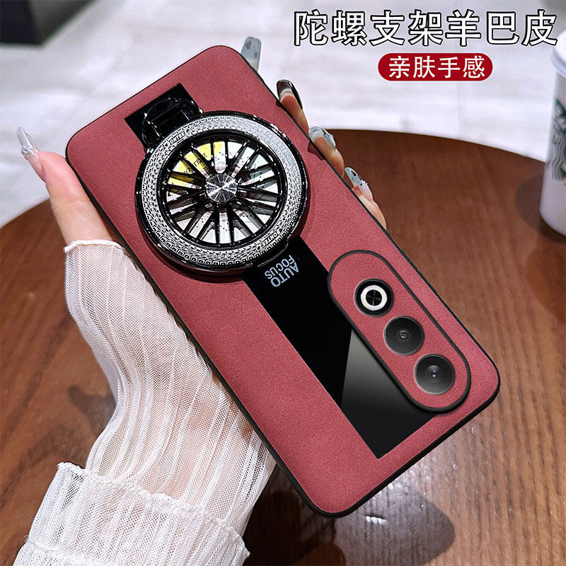 适用OPPOK12手机壳新款陀螺截图支架oppok12plus保护套全包防摔k12x高级感时尚支点壳0pp0奢华男女款P