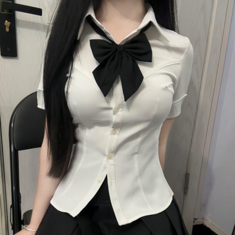 川岛田家女款收腰衬衫长