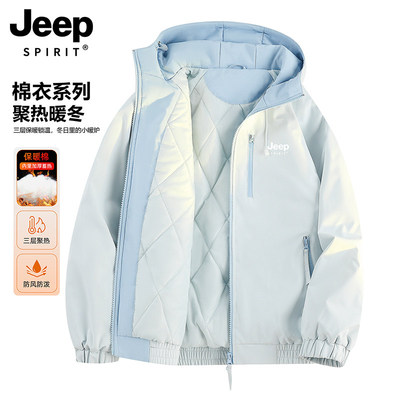JEEP棉服女冬季2025新款
