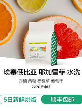 【IRIS咖啡】埃塞耶加雪菲SOE74110意式美式手冲冷萃中烘咖啡豆