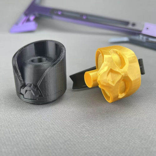 3D打印三角洲行动游戏周边蚀金玫瑰红狼烟雾弹COS炫酷道具挂件