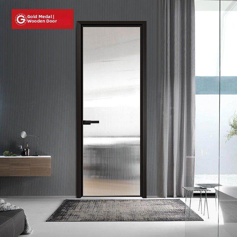 金质木门浴室门卫生间门室内门卧室门玻璃门隔断门铝合金门浴室门