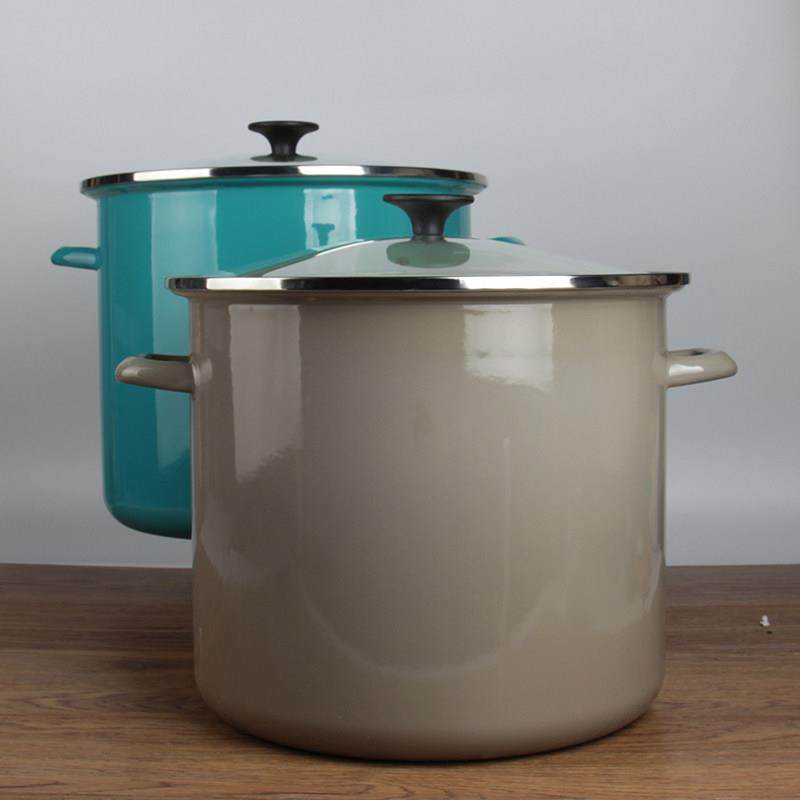 30cm14.9L高品质超厚珐琅搪瓷米桶储物粮食大桶重3.3kg,厨房/烹饪用具,米桶/米缸,淘宝优惠券,粉丝福利购,淘宝优惠卷