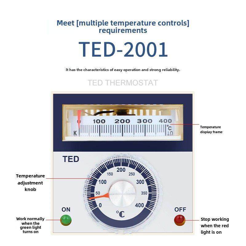 贝尔美指针式温控器-2001烤箱温控器- K型烤箱温控器- E型电烤盘,五金/工具,温控仪,淘宝优惠券,粉丝福利购,淘宝优惠卷