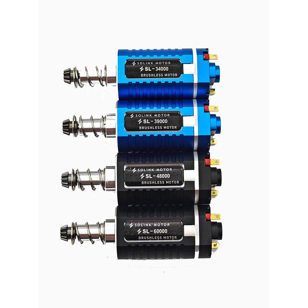 现货速凌480强磁v5无刷电机高速低速区间可调无刷电机48000可调