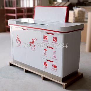 烤漆银行单双面填单台信用社填表桌子便民服务柜多功能大堂经理台