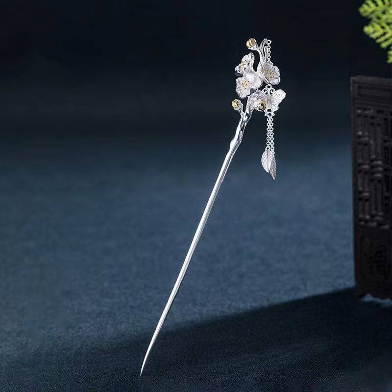 十二花神s925银古风简约现代发簪
