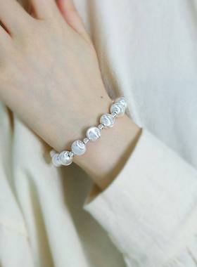 925银猫眼珠冷淡风气质百搭手链