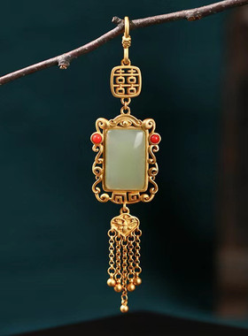 国风复古女旗袍汉服配饰压襟胸襟