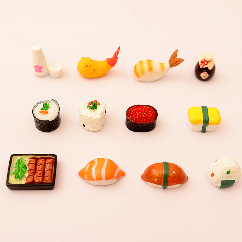 日式料理微缩模型寿司三文鱼迷你仿真美食酒坛娃娃屋场景配件摆件,玩具/童车/益智/积木/模型,家居/生活场景,淘宝优惠券,粉丝福利购,淘宝优惠卷