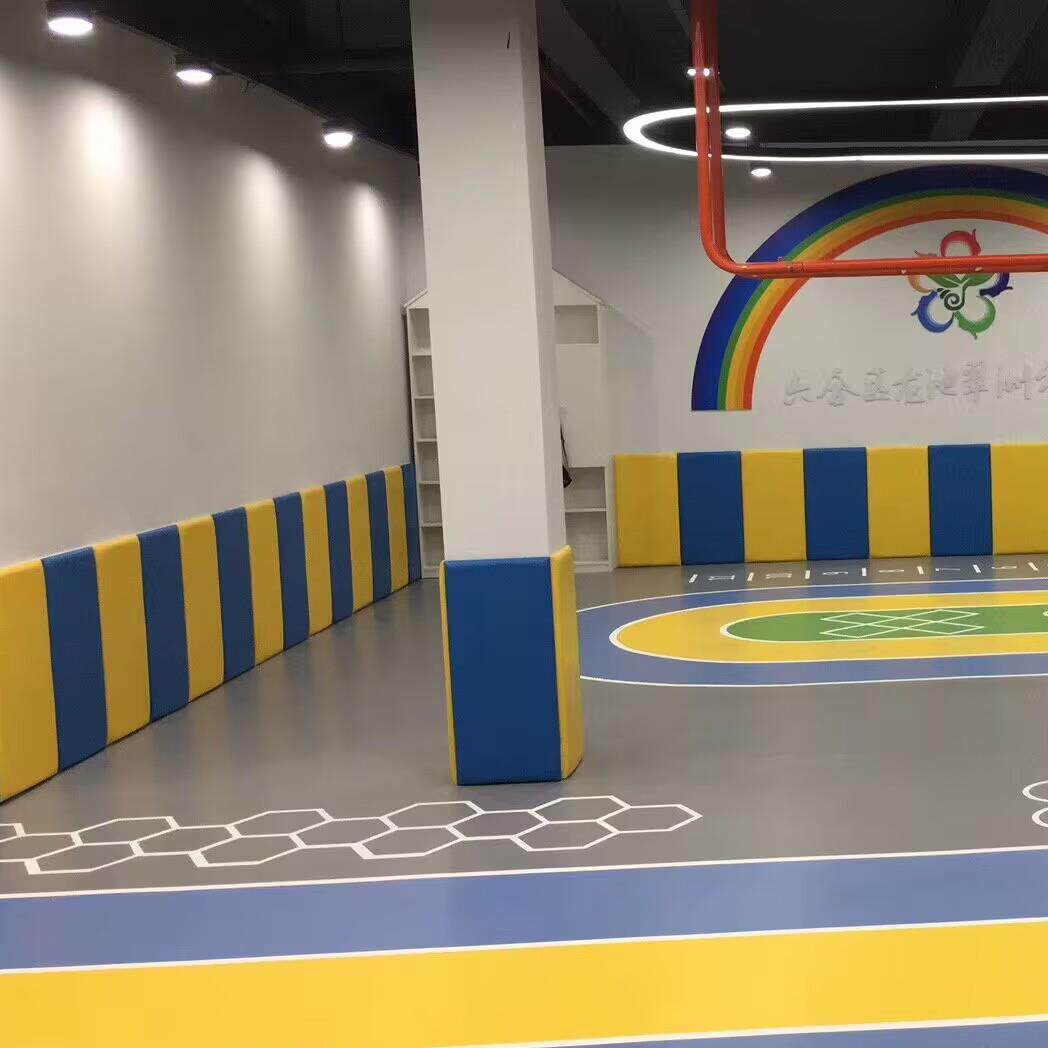 防撞软包 跆拳道馆 舞蹈房健身房幼儿园防撞墙围软包 背景墙软包