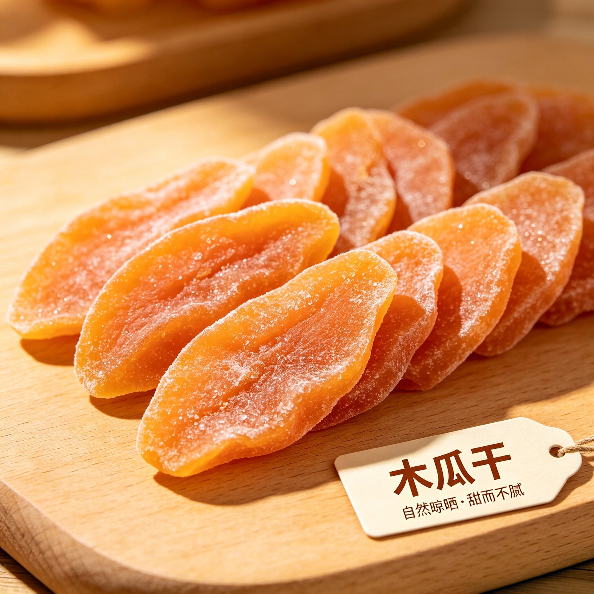 益果上仁木瓜干零食独立包装200克盒装休闲零食办公