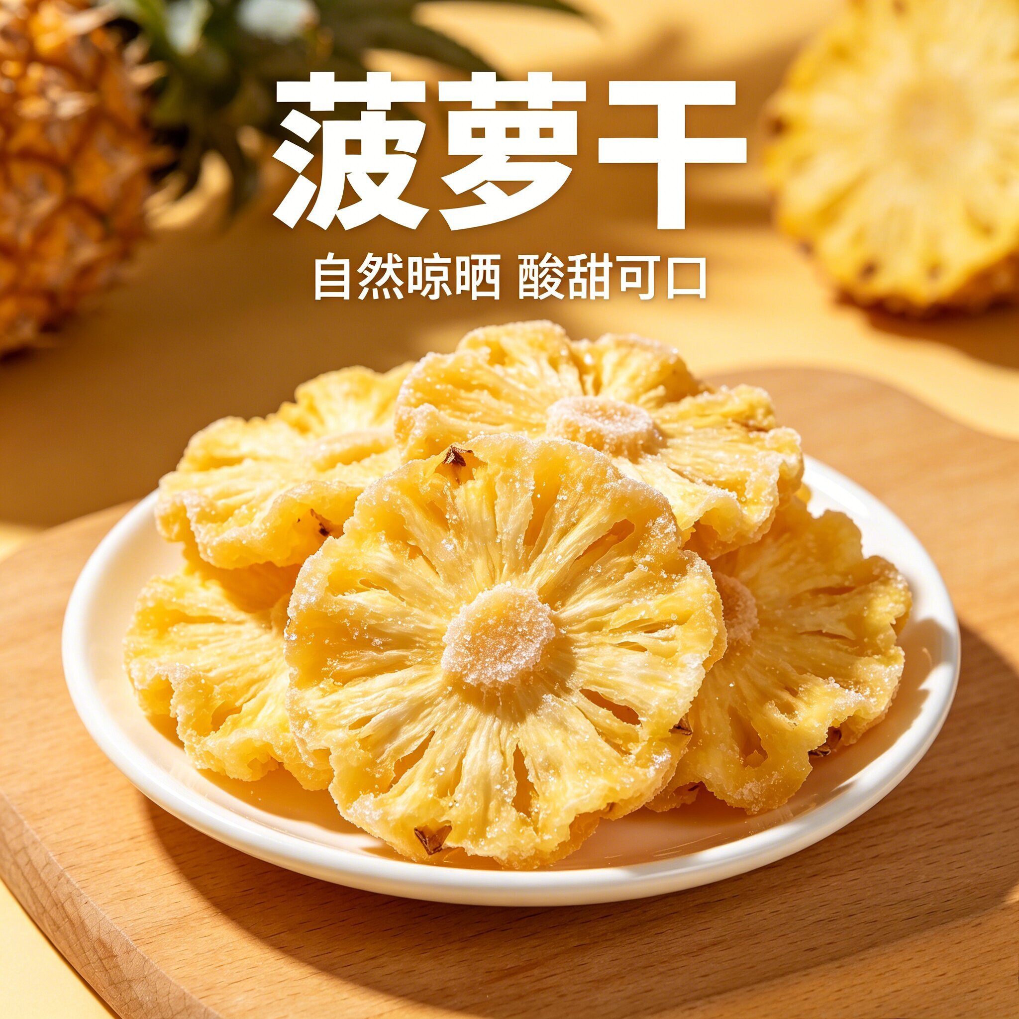 菠萝干零食独立包装200克图片