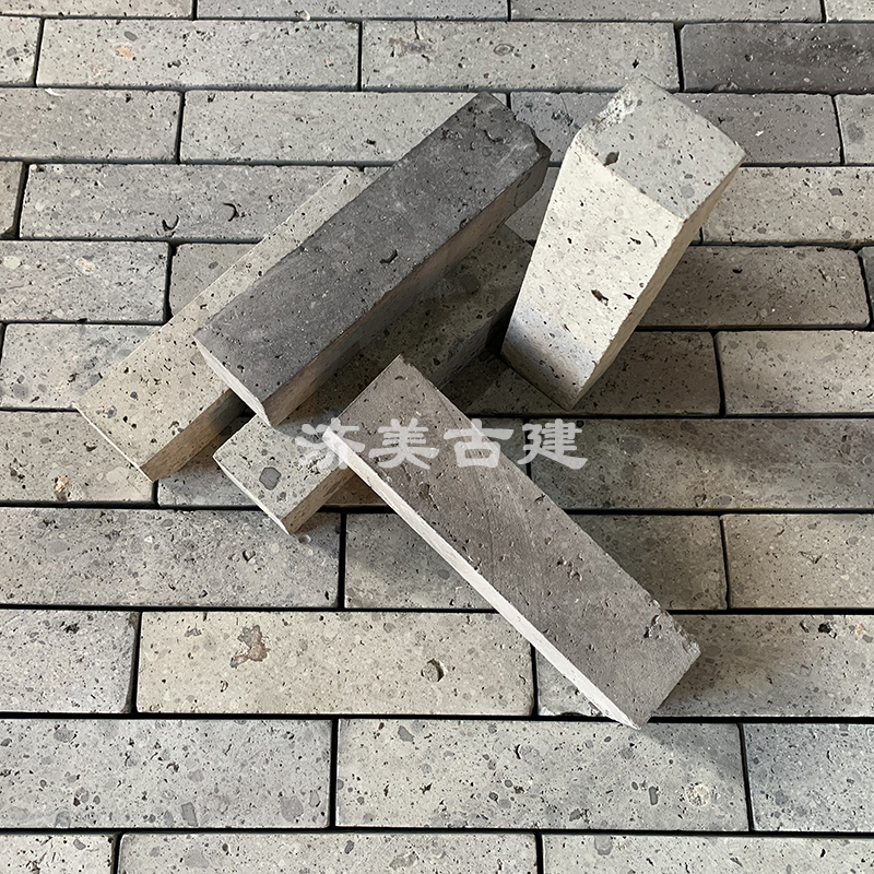 仿古青砖地砖园林小条砖墙面砖室内室外贴墙铺地粘土砖庭院青砖块