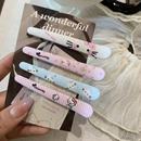 可爱卡通hellokitty发夹三丽鸥鸭嘴夹ins甜美尖嘴夹百搭化妆夹子