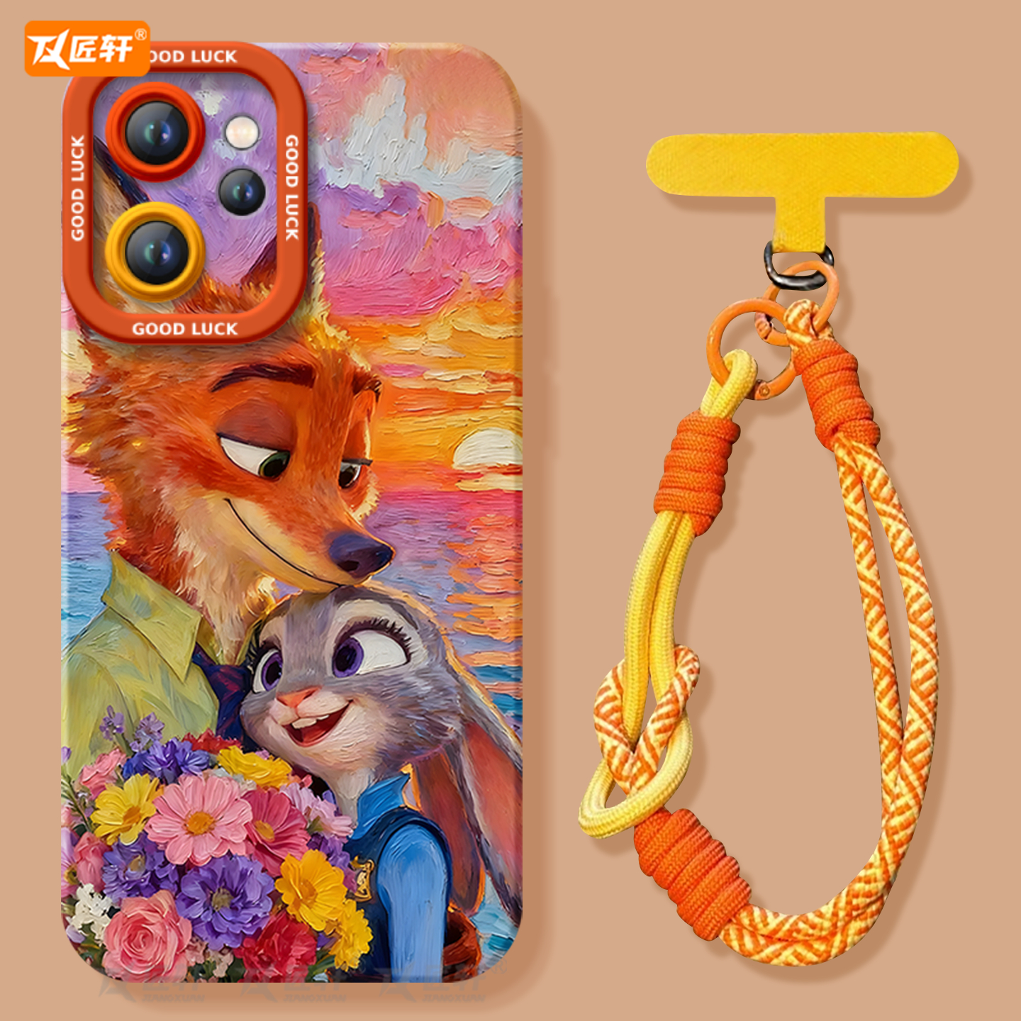 油画系列！尼克朱迪硅胶壳