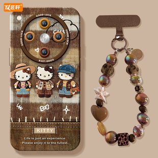 秋冬KT猫适用oppofindx8s手机壳新款 镜头保护oppo高级findx8pro防摔 findx7套findx8ultra液态硅胶findx8s