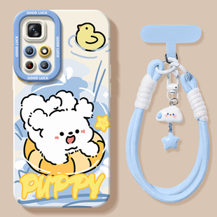 泳圈小狗适用红米Note11手机壳Redmi小米note11pro十新款RedmiNote11全包镜头pro+硅胶保护套后壳外壳