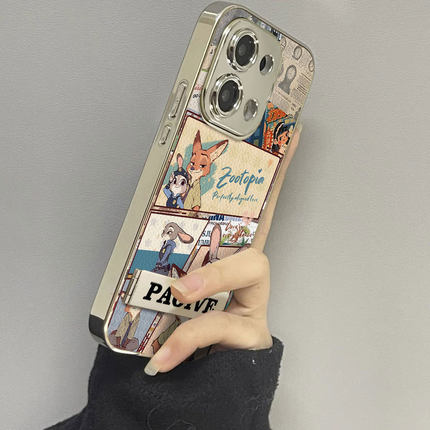 适用oppoReno13手机壳reno12pro新款11电镀镜面保护7se镜头rone9外壳oppo套reno8全包0PP0软6尼克朱迪化妆镜