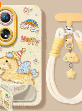 油画小马适用oppoa1pro手机壳新款液态硅胶a1全包防摔马年2025年高级感oppo爆款opa男女5G软外壳专用保护套