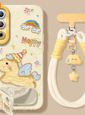 油画小马适用魅族21Pro手机壳Meizu21Note套20新款2025全包马年硅胶液态por保护套外壳硅胶SPro全包防摔软