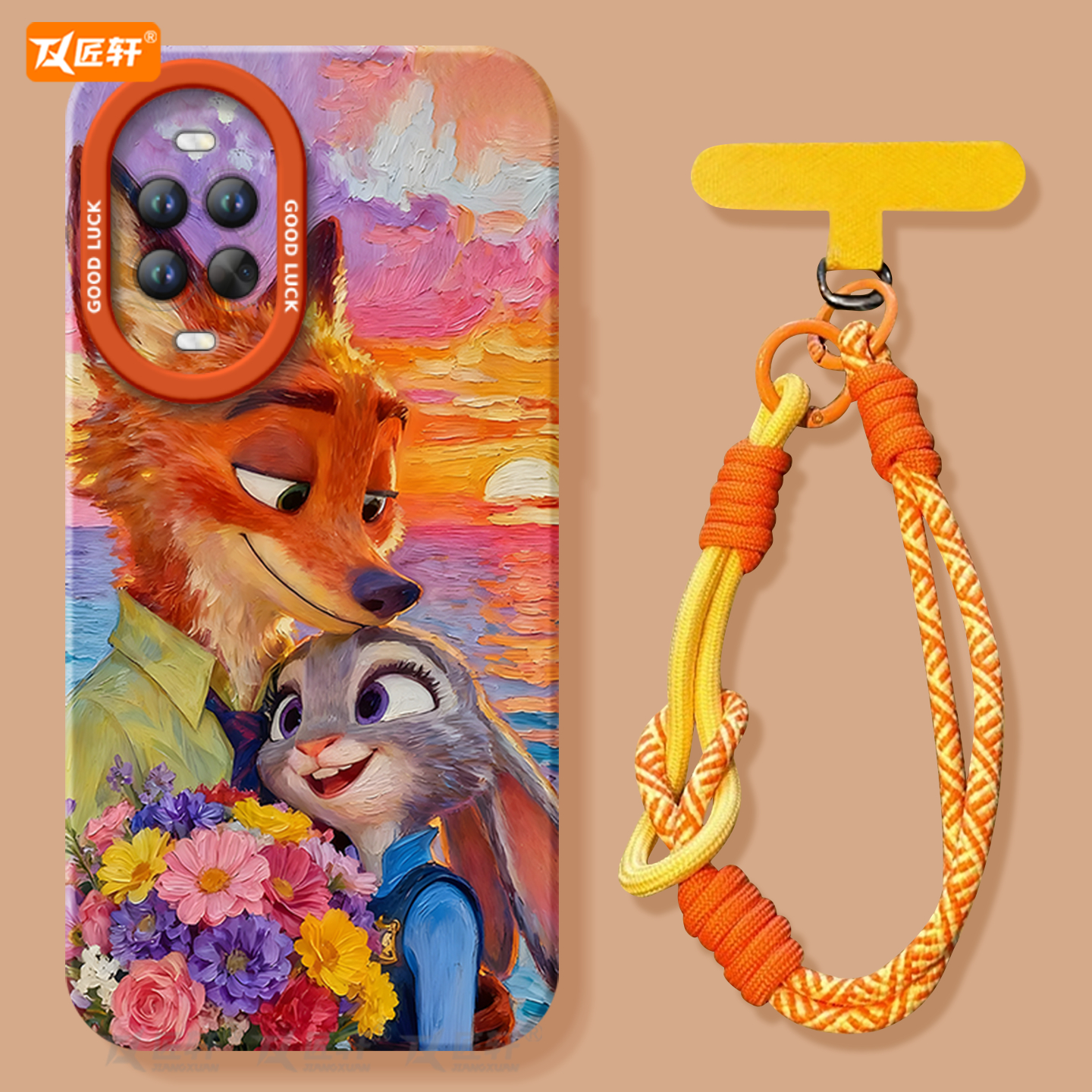 油画系列！尼克朱迪硅胶壳