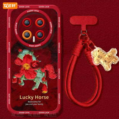 2026油画小马！小羊皮硅胶软壳