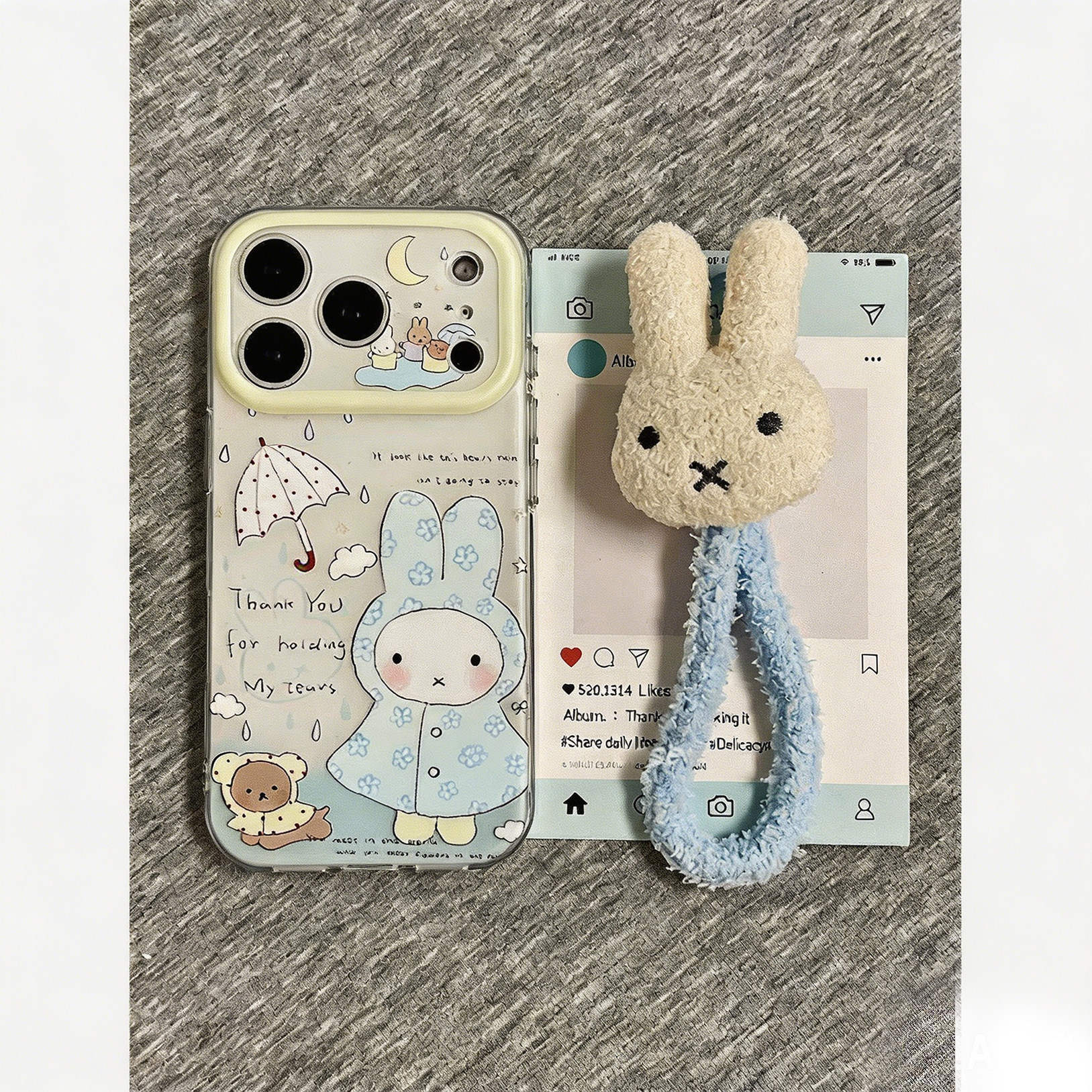 适用苹果17promax手机壳新款iphone16pro保护套15硅胶11系列x的全包ipone外壳14plus小清新ip13女12雨衣兔子
