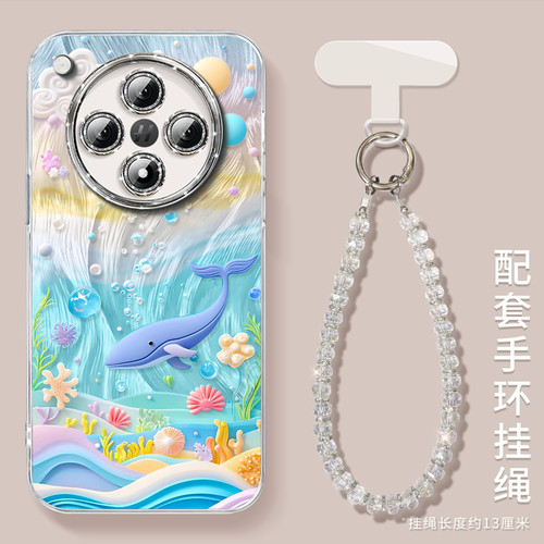 【自带闪粉镜头膜】羽纱防摔壳