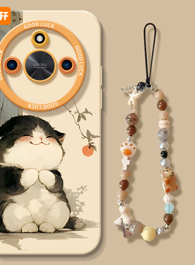 桔子猫咪适用荣耀X50手机壳X60竞速版honorX50pro套x5o新款por叉专用x30i女honor华为硅胶x20se软壳40gt