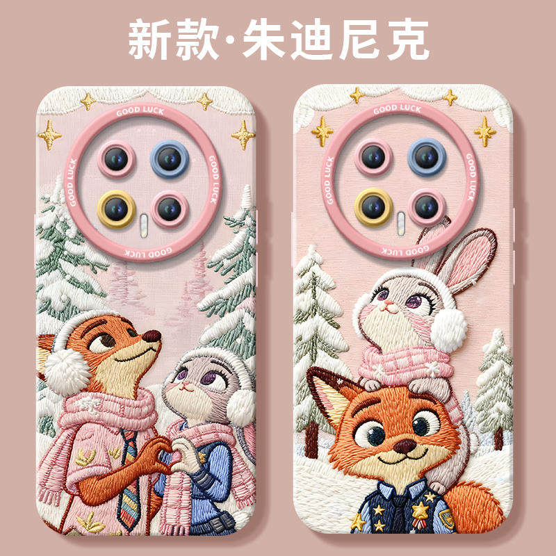 疯狂动物城尼克朱迪硅胶软壳