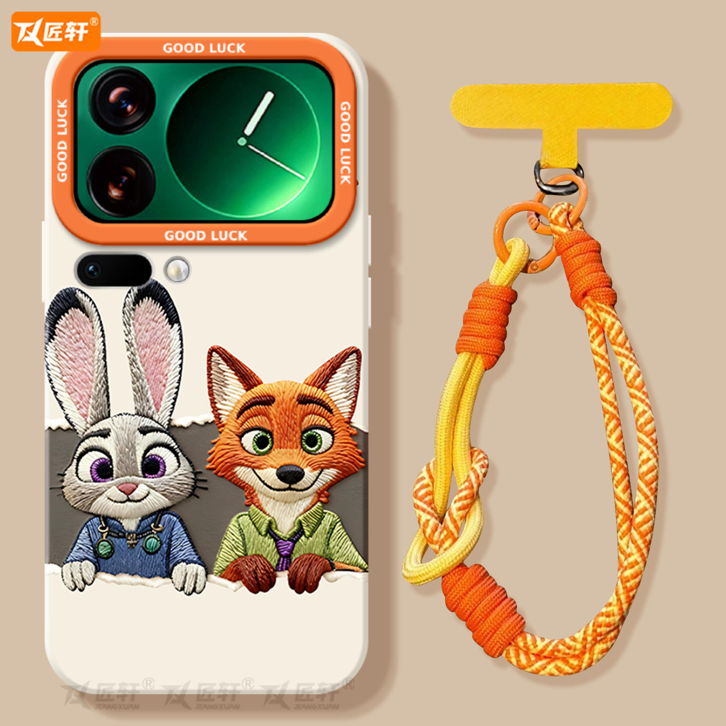 疯狂动物城尼克朱迪硅胶软壳