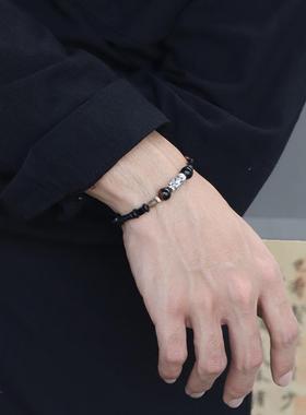 男款貔貅手链999足银简单大方