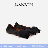 新年甄选 LANVIN浪凡 女法式 蝴蝶结芭蕾舞平底鞋 BALLERINA鞋